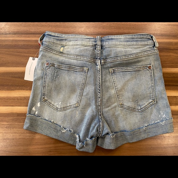 Anthropologie pilcro signature denim Jean shorts high rise - Picture 2 of 5